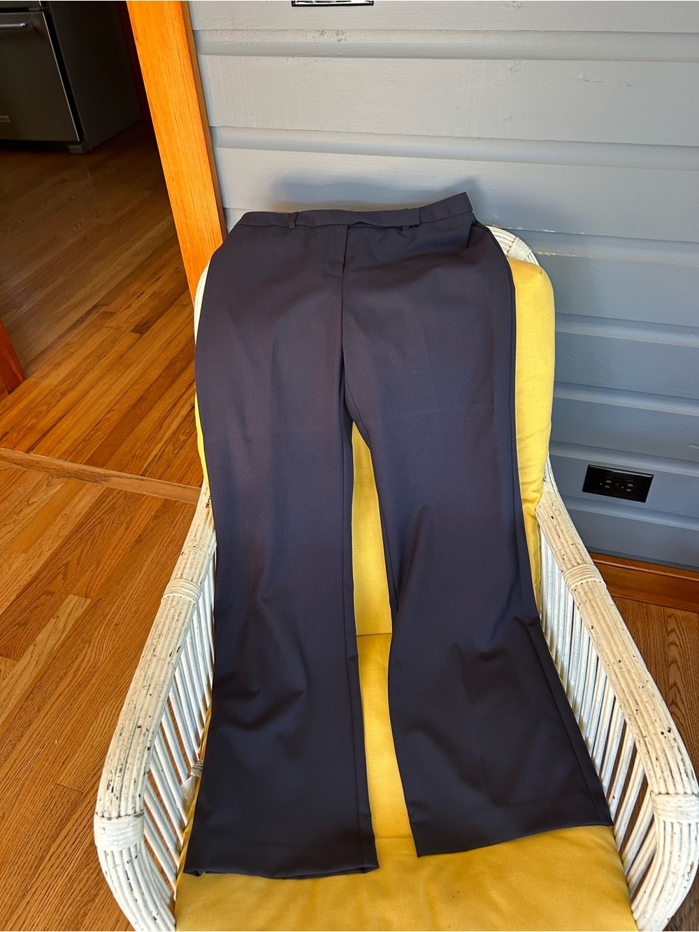 Ellen Tracy Black Wide-Leg Dress Pants